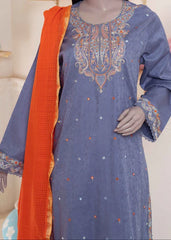 3 Pc Embroidered Lawn Suit