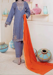 3 Pc Embroidered Lawn Suit