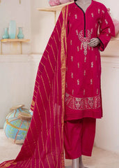 3 Pc Embroidered Lawn Suit