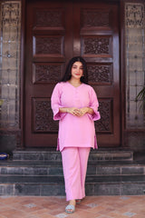 Bright Pink Georgette Set