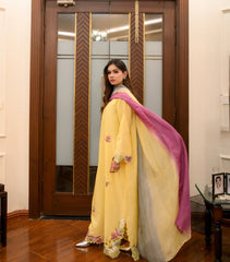 Soleil Charm – Applique Embroidered Summer Kaftan Set