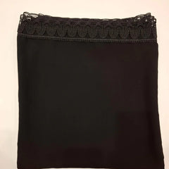 Black Korean Chiffon - Chaddar