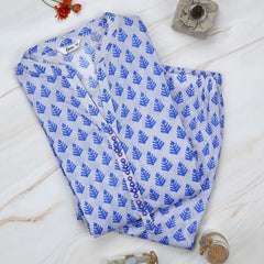 Blue Printed Lawn Coord Set