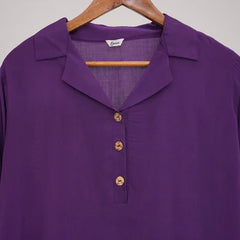 Violet linen shirt
