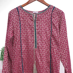 Hot Pink Lawn 3-Piece Suit