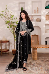 Monochrome 3Pc Winter Dress