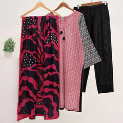 Pink Geometric Print