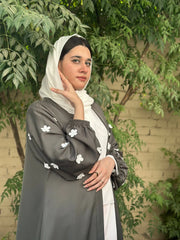 Dania's Floral Abaya 2pc (13-14-15-16)