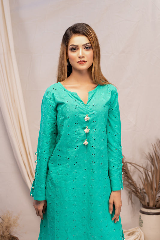 ETHNIC SCAPE - PRET KURTI - CASUAL TOP - CASUAL SHIRT - KURTI noorangi