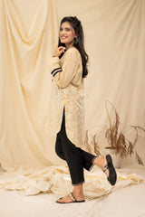 OAK BEACH - PRET KURTI - CASUAL TOP - CASUAL SHIRT - KURTI noorangi