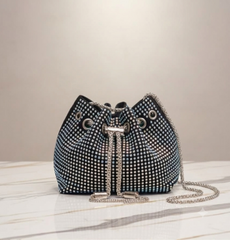 Luminary Crystal Drawstring Crossbody