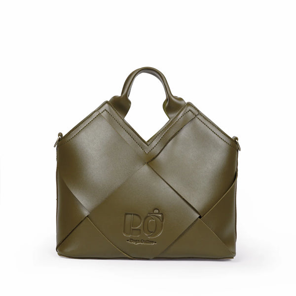 Olive Green Women’s Handbag Trendy Structured Bag for Modern Fashion in Pakistan