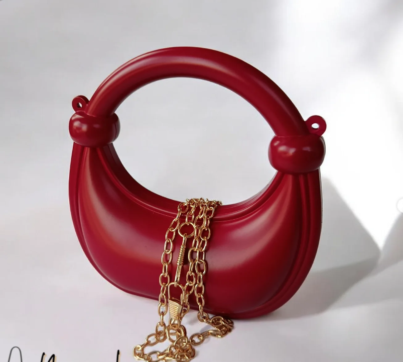 The Maroon Smooth Top-Handle Main image