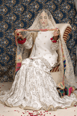 White Farshi Gharara