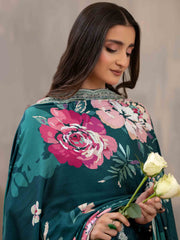 PRINTED EMBROIDERED SUIT