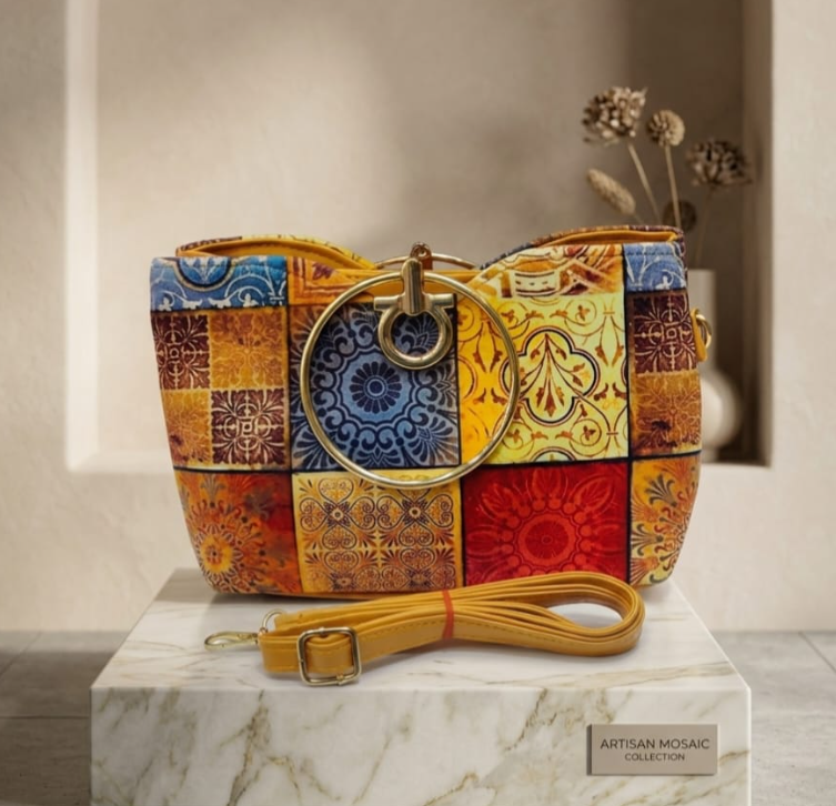 Artisan Mosaic Ring Handbag Main image
