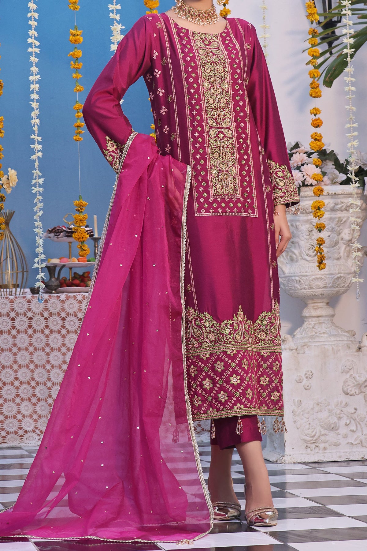 Bahar | Cotton Silk | 3-Piece MTO Main image