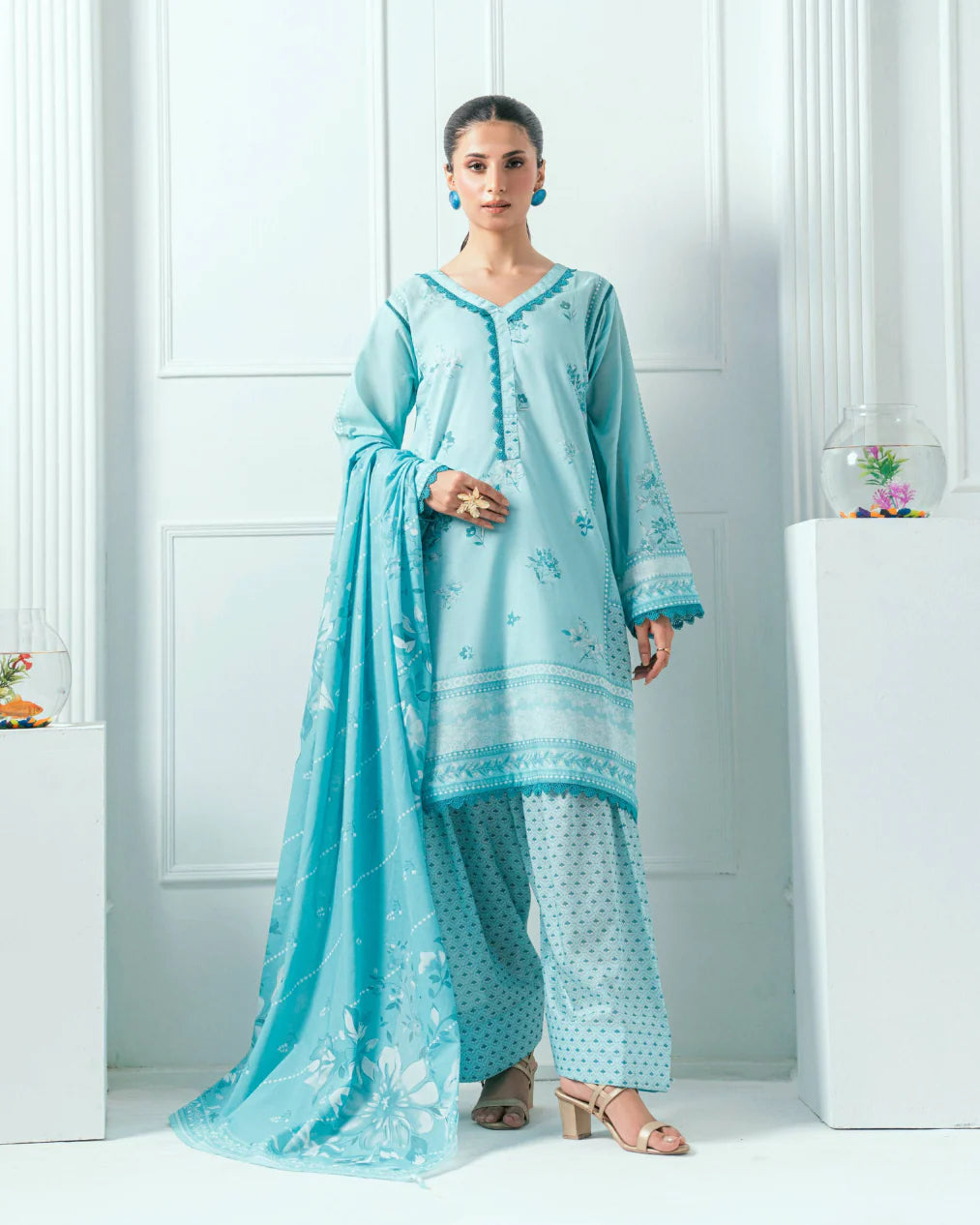 Printed Lawn 3 Piece