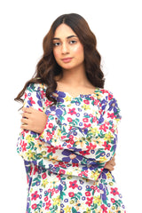 02 Piece Digital Printed Lawn Dress – Elegant Summer Wear