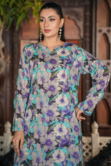 02 Piece Digital Printed Lawn Suit – Elegant Summer Wear