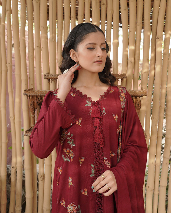 Jazzberry 3 Piece Embroidered