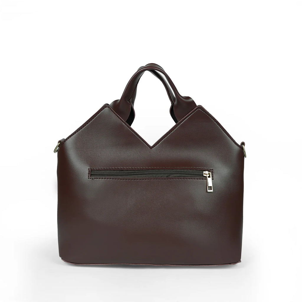 Chocolate Brown Handbag for Women Premium Structured Bag