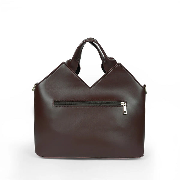 Chocolate Brown Handbag for Women Premium Structured Bag