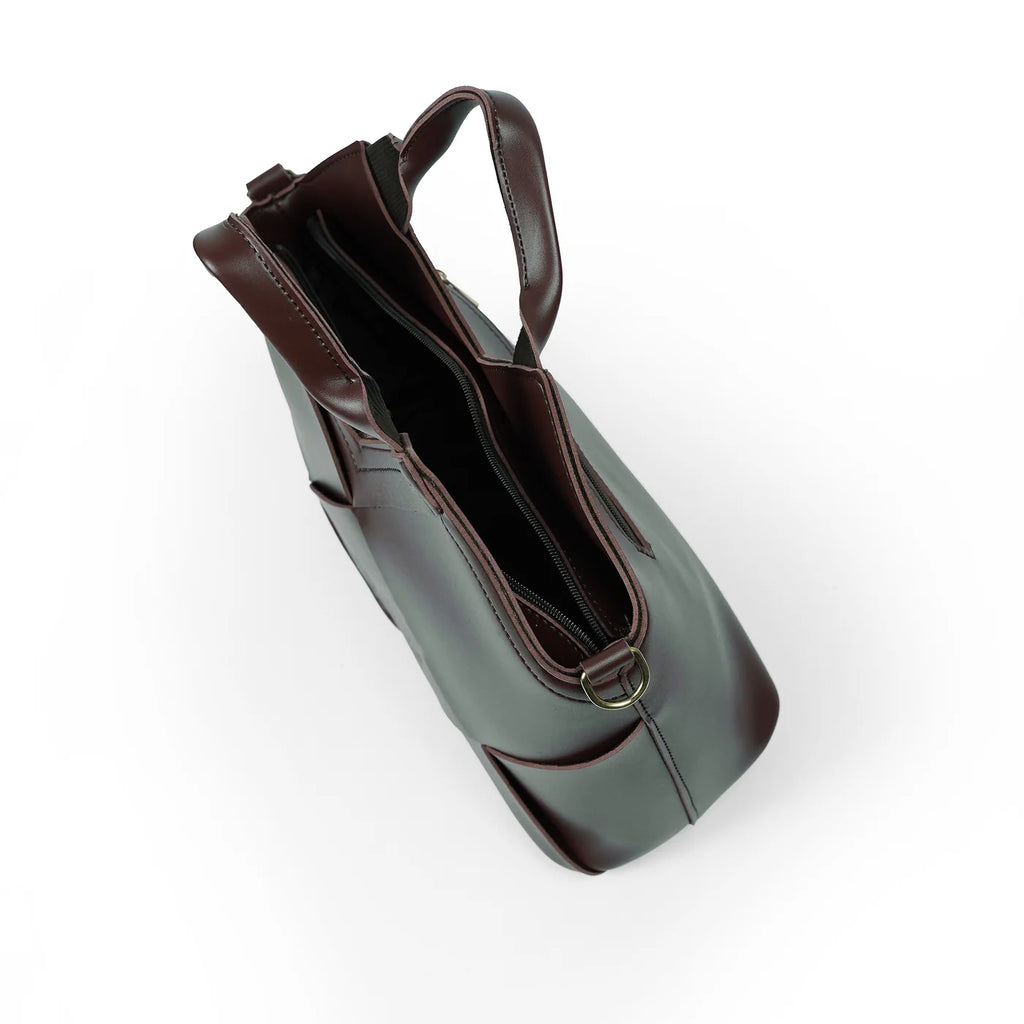 Chocolate Brown Handbag for Women Premium Structured Bag