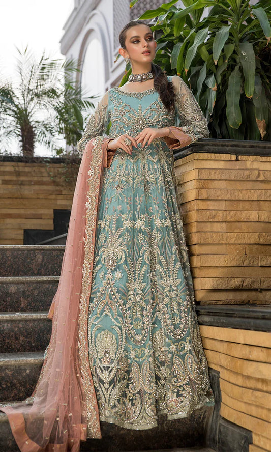 𝐌𝐀𝐇𝐑𝐎𝐔𝐒𝐇 – Noorangi- Wedding Dress
