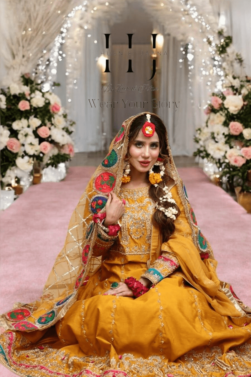 Mehndi Bridal Dress