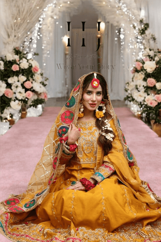 Mehndi Bridal Dress