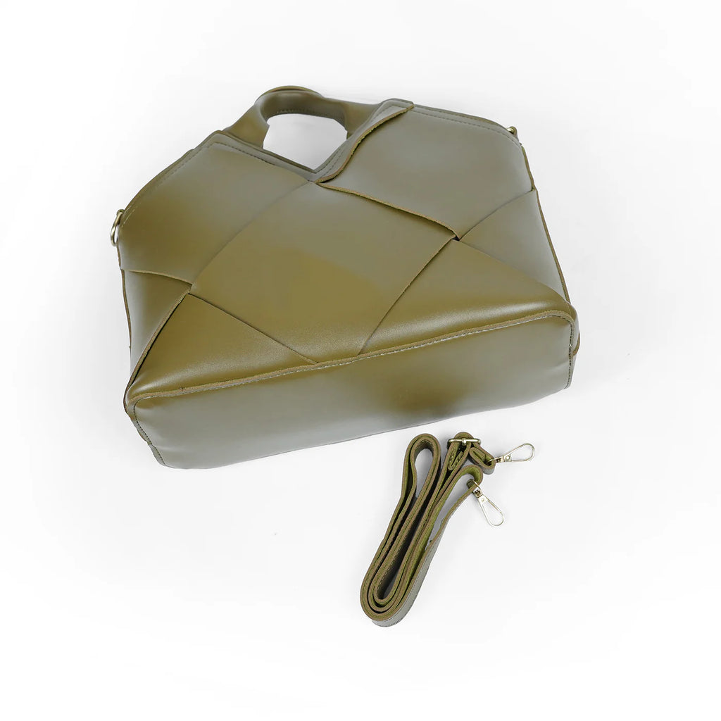 Olive Green Women’s Handbag Trendy Structured Bag for Modern Fashion in Pakistan