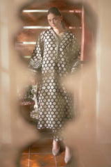 Barakah 3Pc Printed & Embroidered Dress