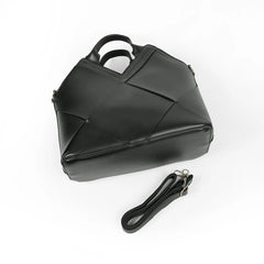Black Designer Handbag for Women Elegant Structured Bag