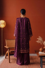 Tali – Deep Plum / Mulberry Embroidered Ensemble