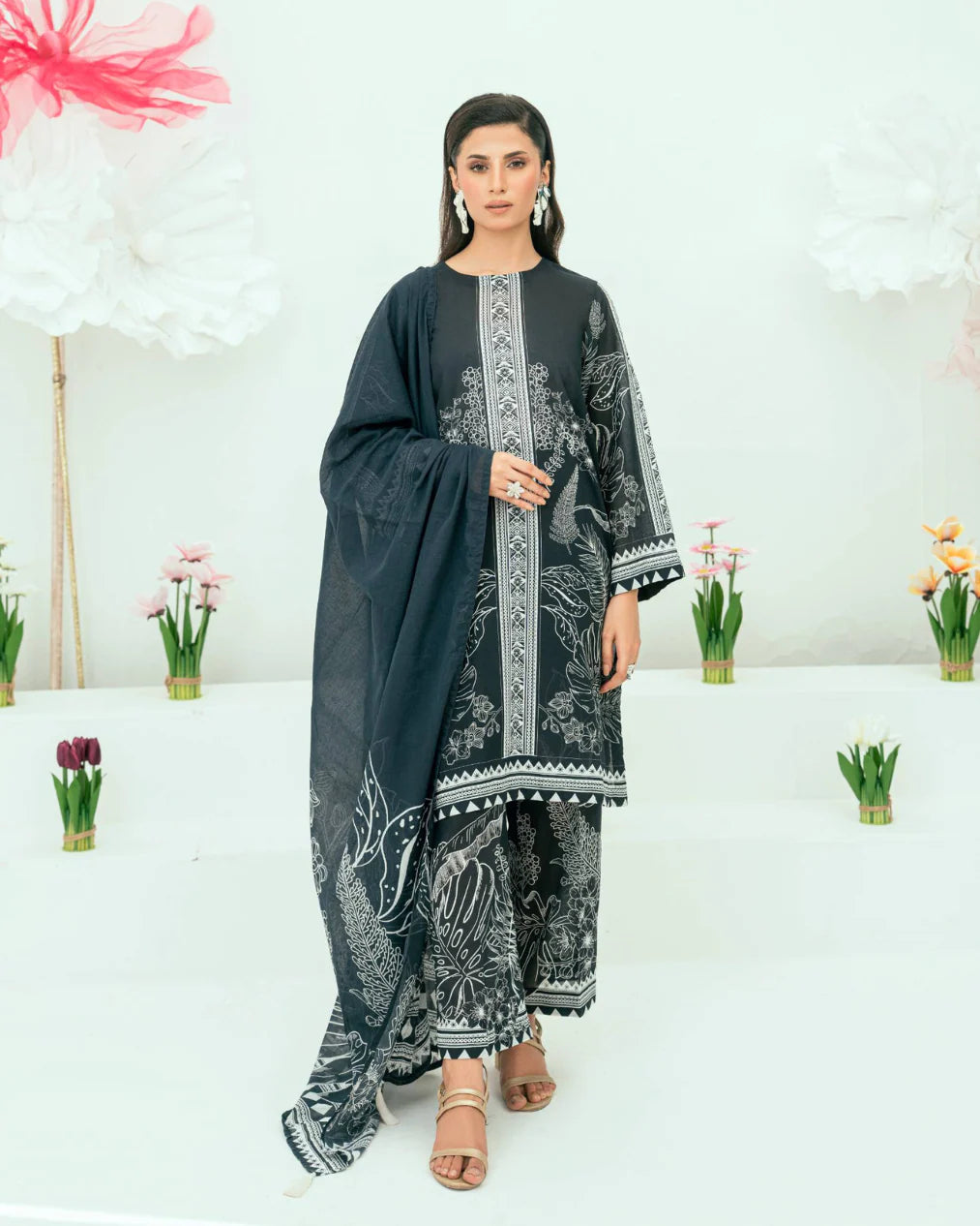 Printed Lawn 3 Piece