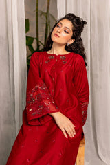 Afeefa 2Pc Embroidered Winter Dress