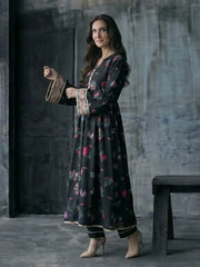 PRINTED SILK LAWN SHIRT
