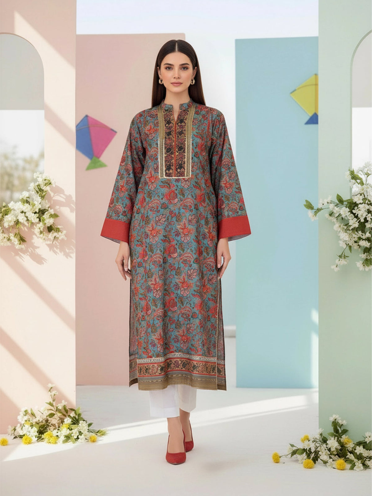 BLENDED LAWN SHIRT