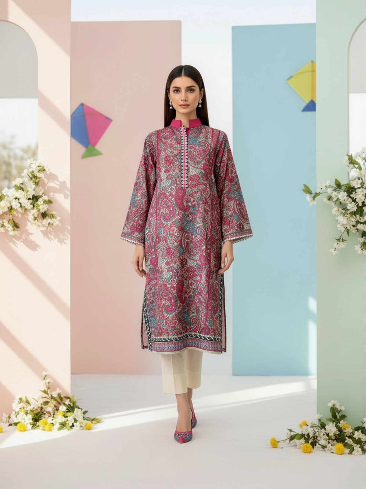 BLENDED LAWN SHIRT