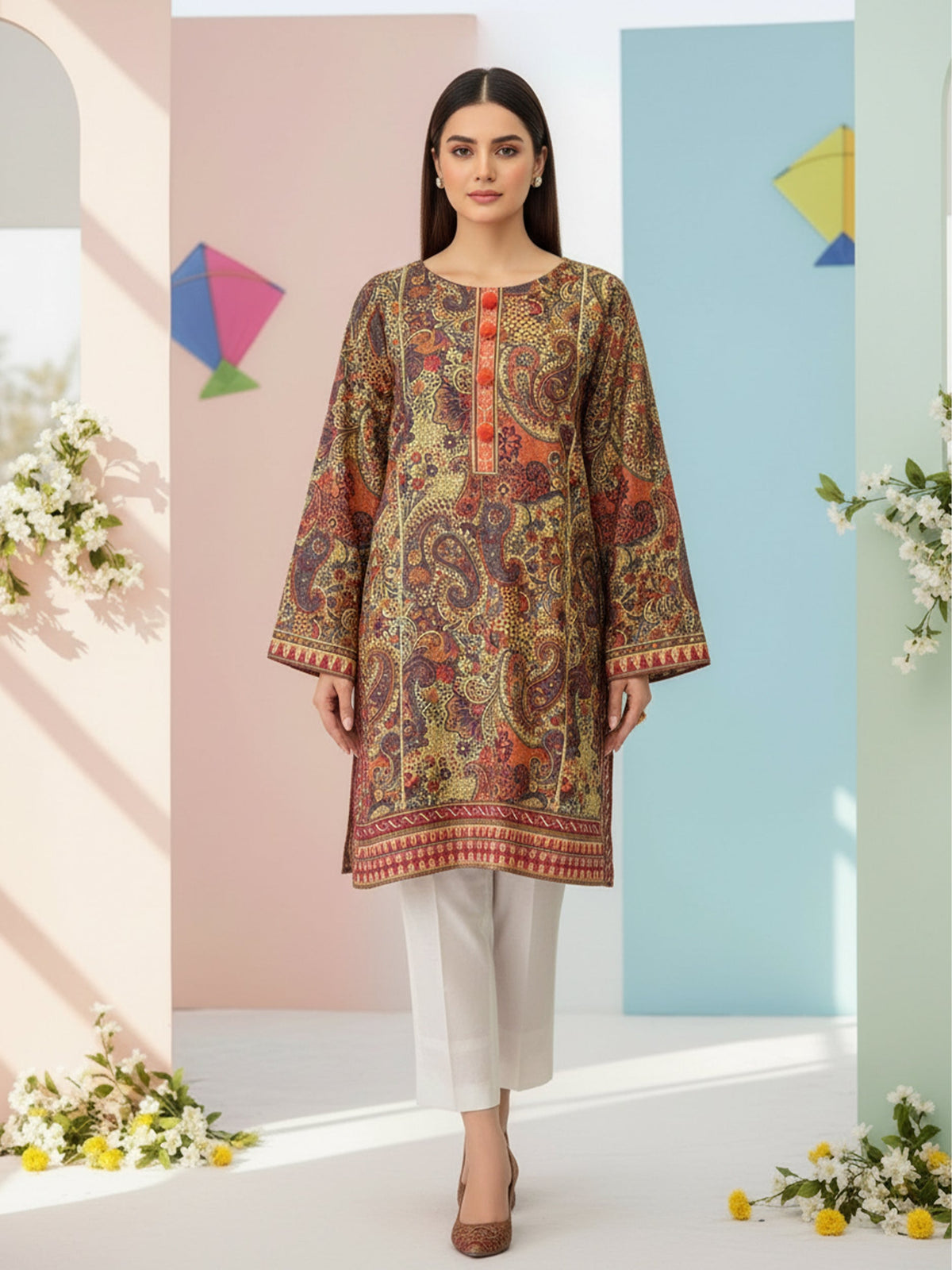 BLENDED LAWN SHIRT