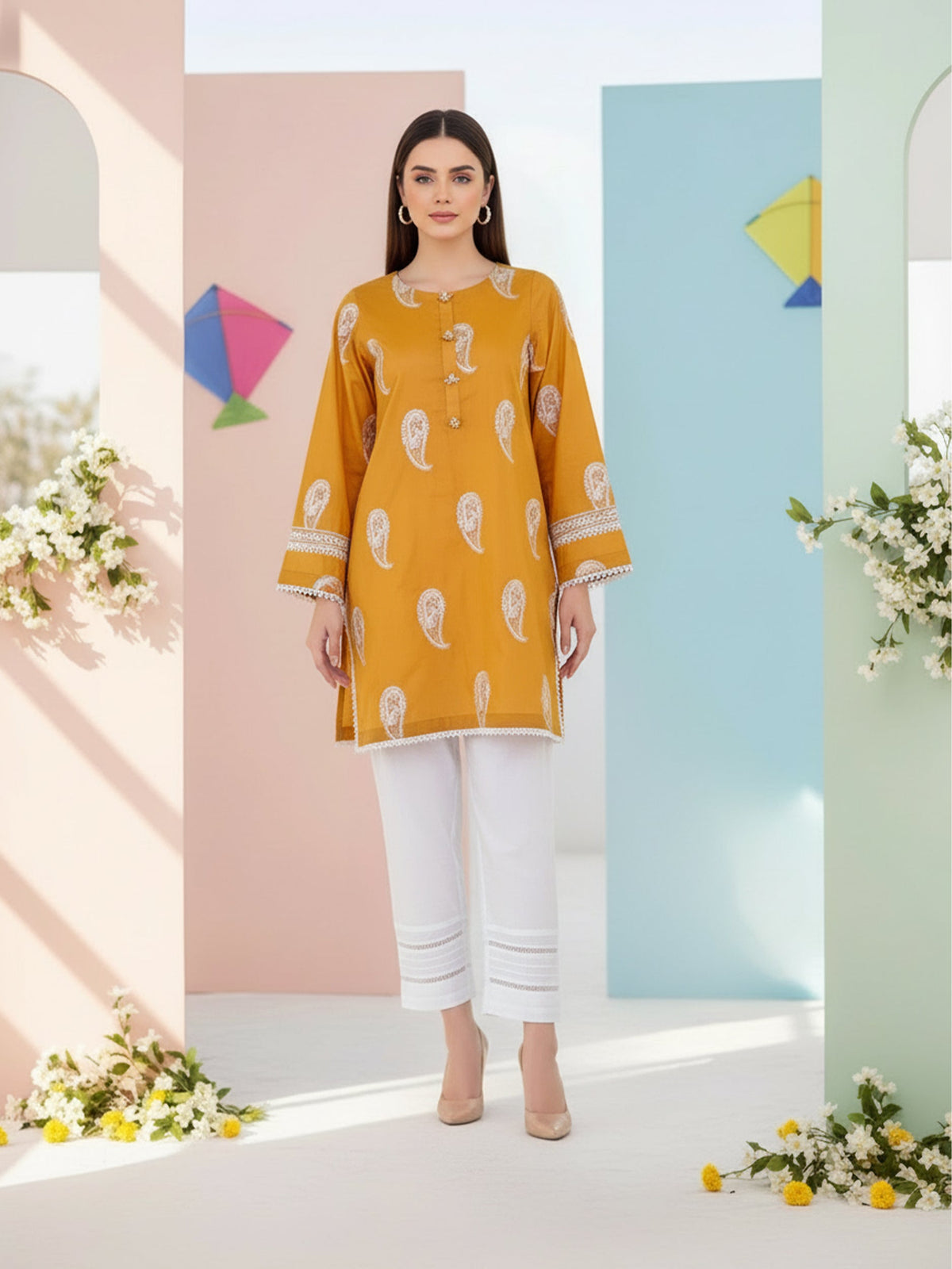 BLENDED LAWN SHIRT