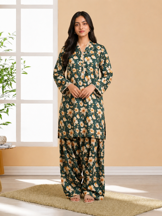 Ivory Blossom Co-Ord Set