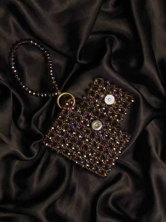 Crystal Wallet Burgundy