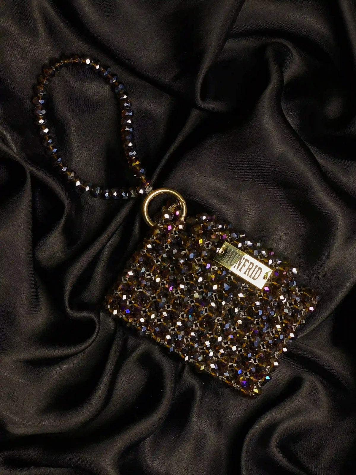 Crystal Wallet Burgundy Main image