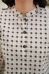 Beige Noir – 2 Piece Coord