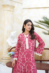 Crimson Dusk – 2 Piece Ready To Wear