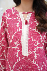 Crimson Dusk – 2 Piece Ready To Wear