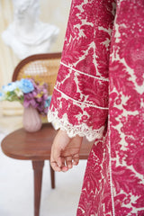 Crimson Dusk – 2 Piece Ready To Wear