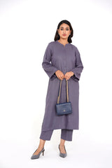 Smoky Lilac – 2 Piece Coord Ready To Wear